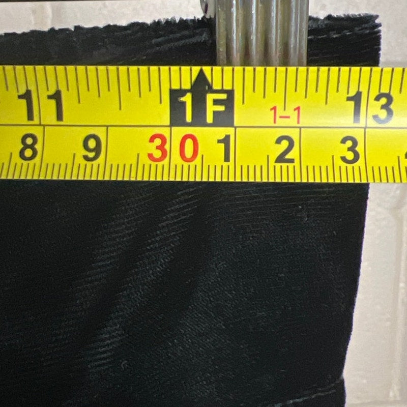 A.C. Sport Size 12 Black Velvet Long Women Skirt