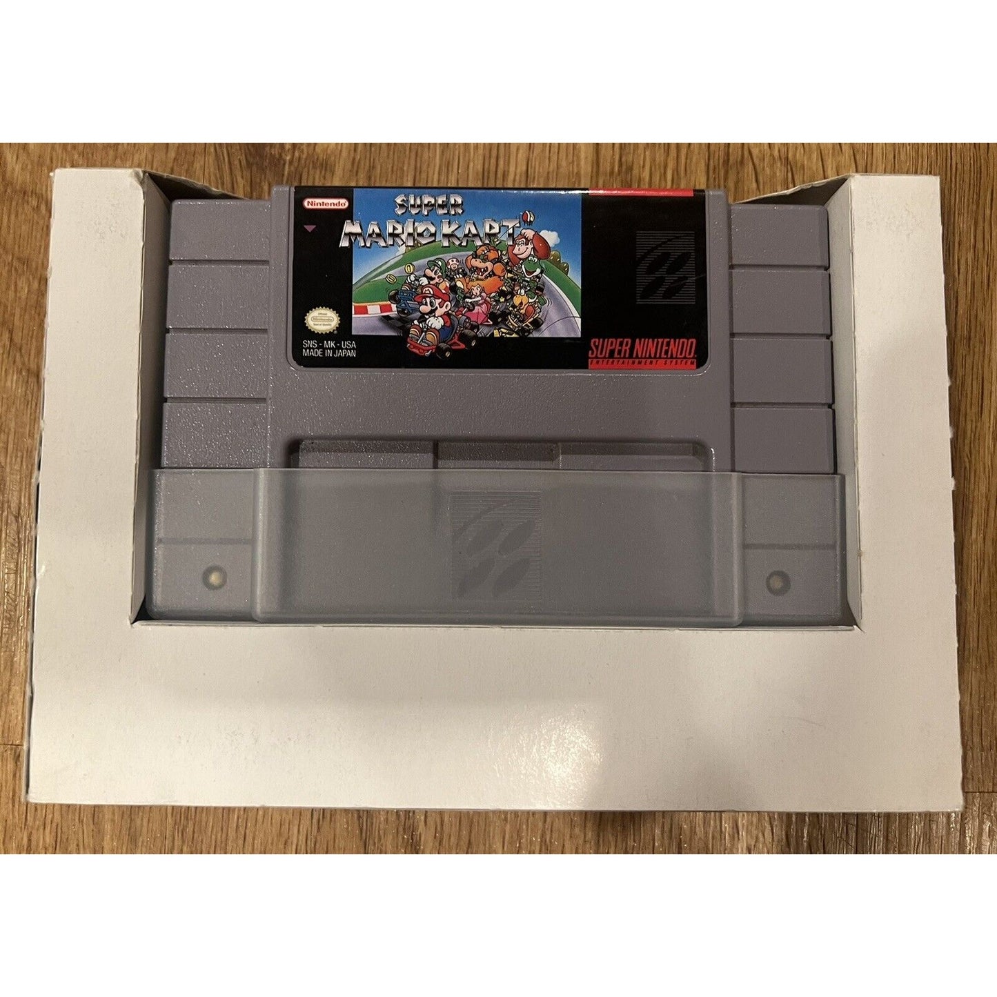 Super Mario Kart (Super Nintendo SNES, 1992) - Box and Manual