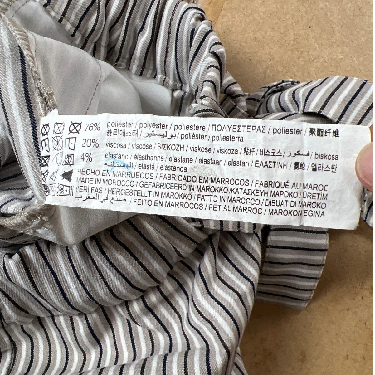 Pull & Bear Women Black And White Short Size S