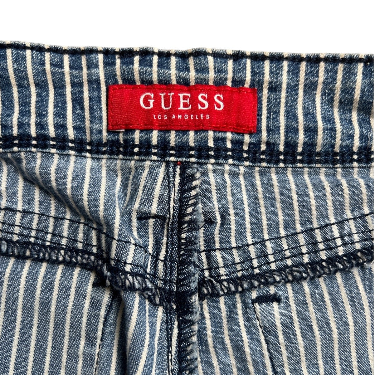 Guess Striped Shorts Women Size 30