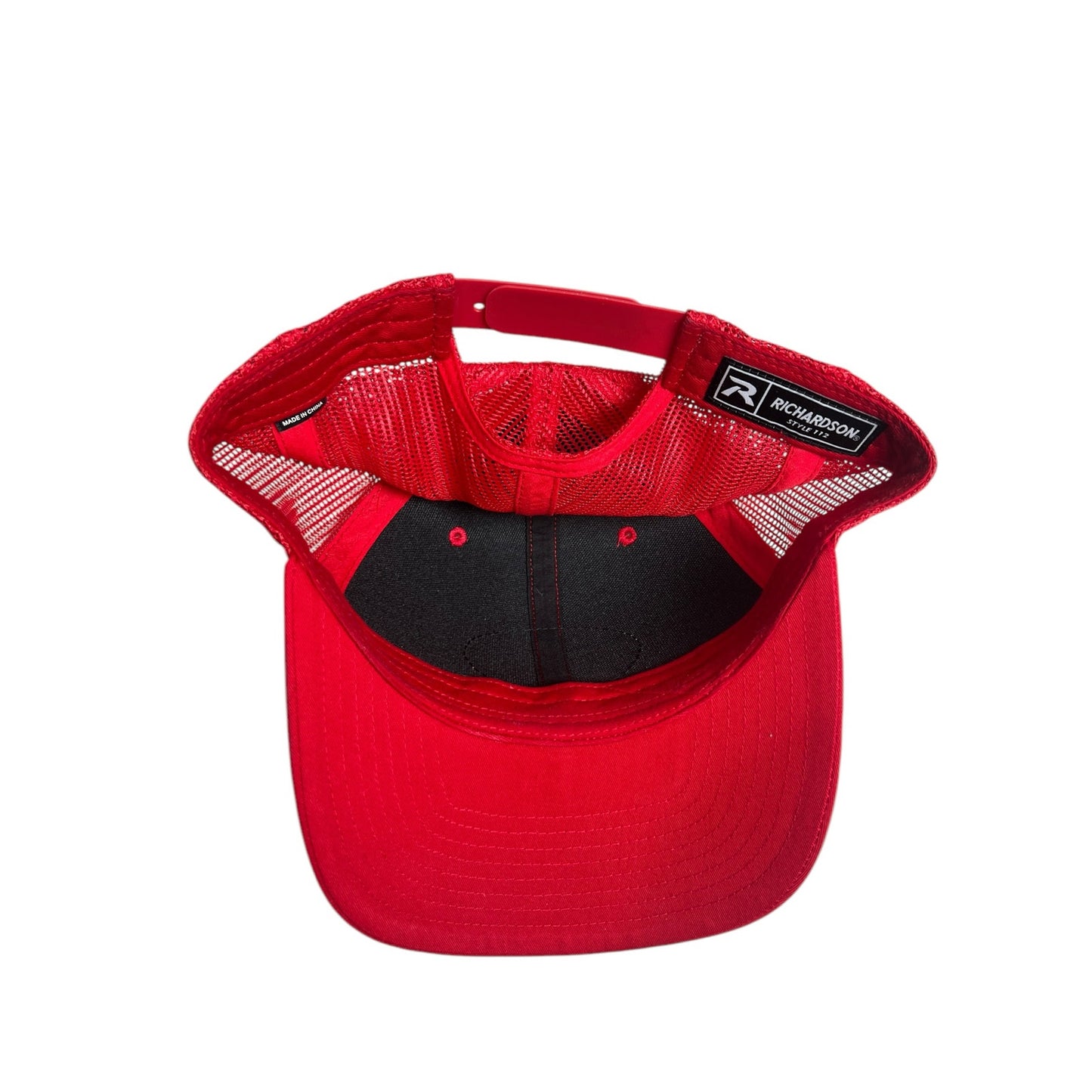 Whiskey Weather Richardson Red Trucker Hat Adjustable Strap