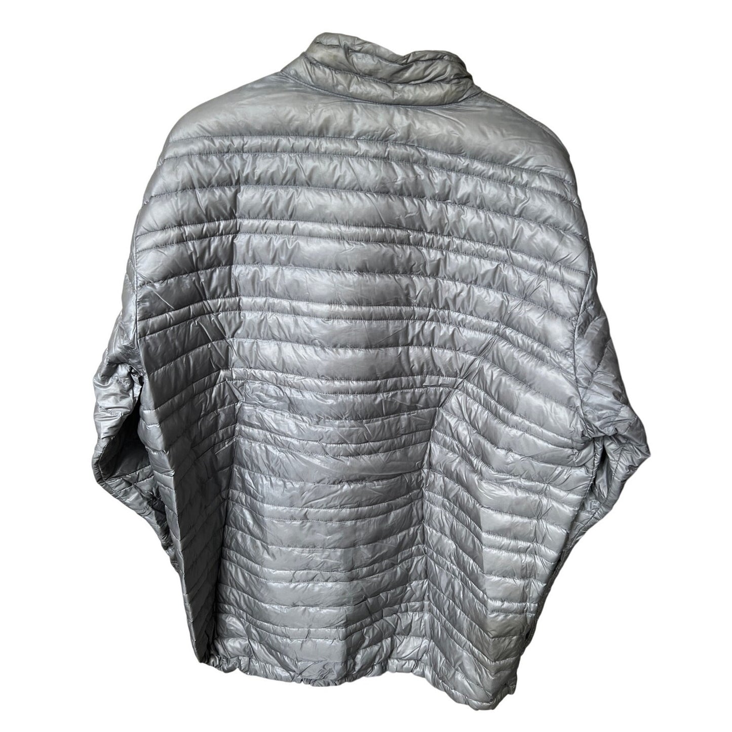 Patagonia 2XL Ultralight Down Silver 100% Nylon Jacket