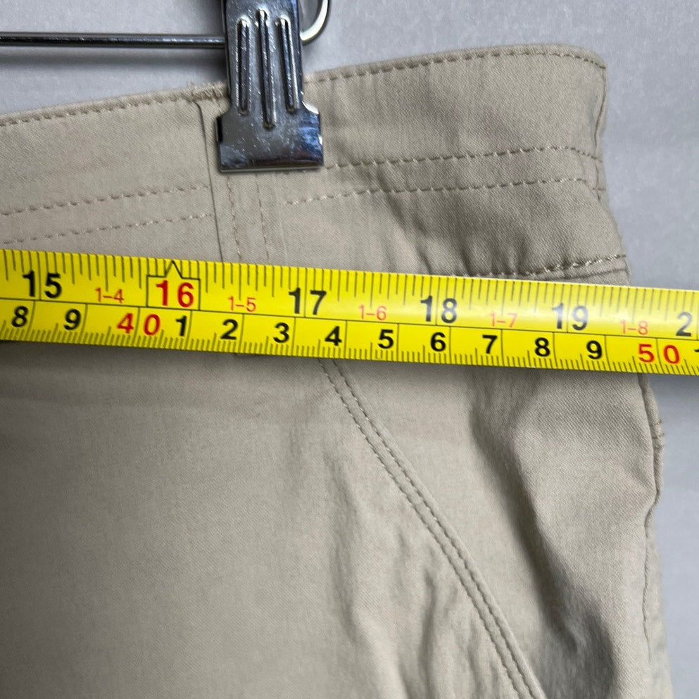 Kuhl Khaki Hiking Chino Outdoor Shorts Size 38 Cotton