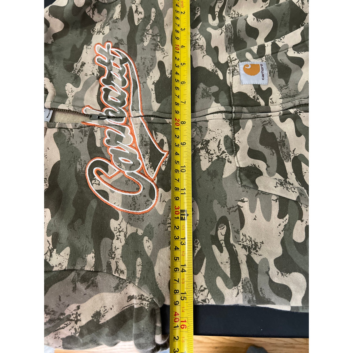 Carhartt Toddler 7 Camo Full Zip Up Hoodie