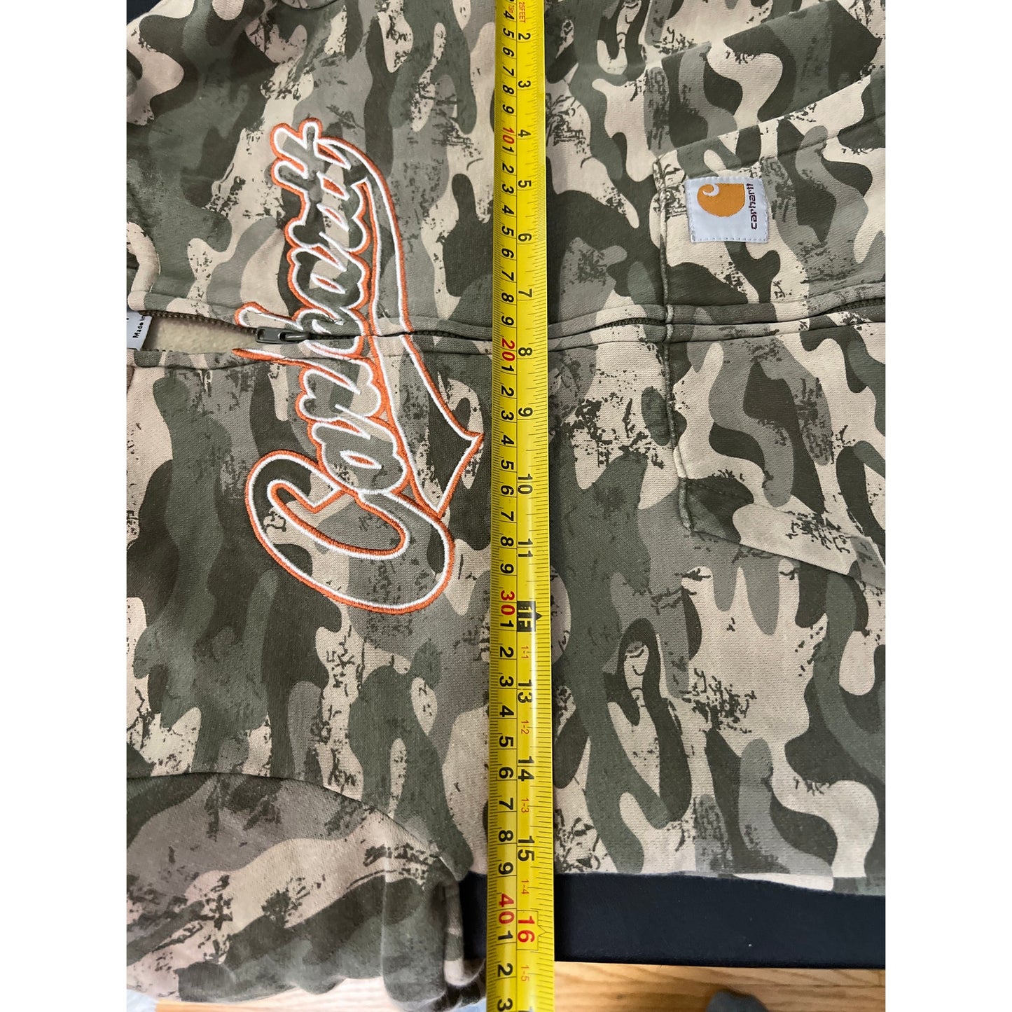 Carhartt Toddler 7 Camo Full Zip Up Hoodie