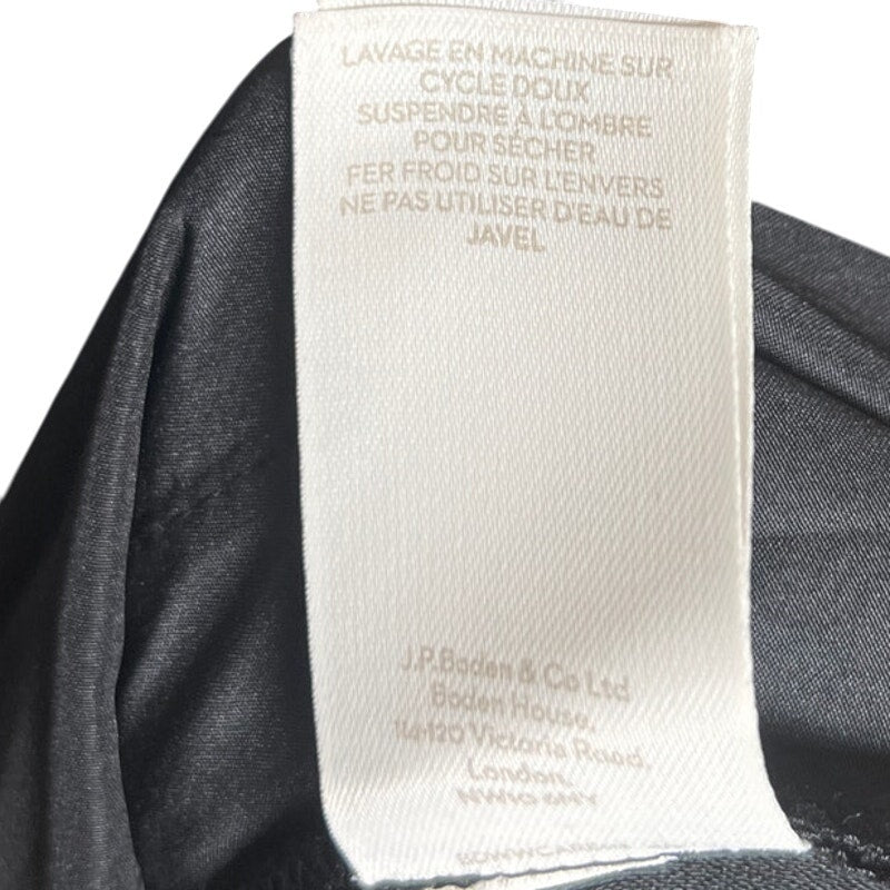 J.P. Boden Long Black Midi Women Dress Size 10P Waist Tie