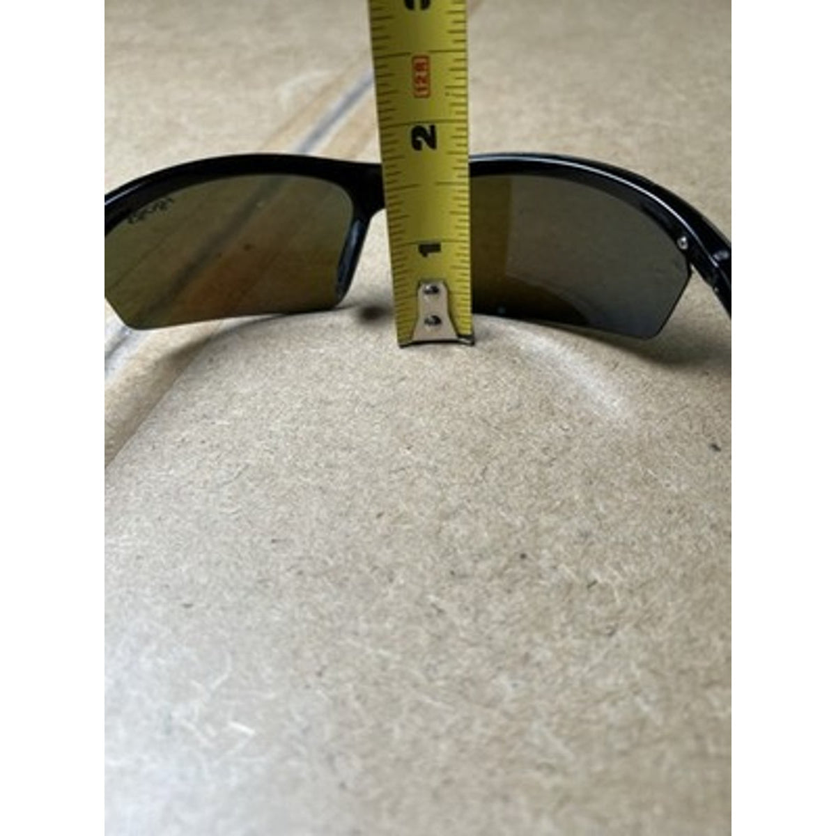 Sunglasses Mens Black Wrap Blue Mirrored Reflective Plastic Frame Wraparound