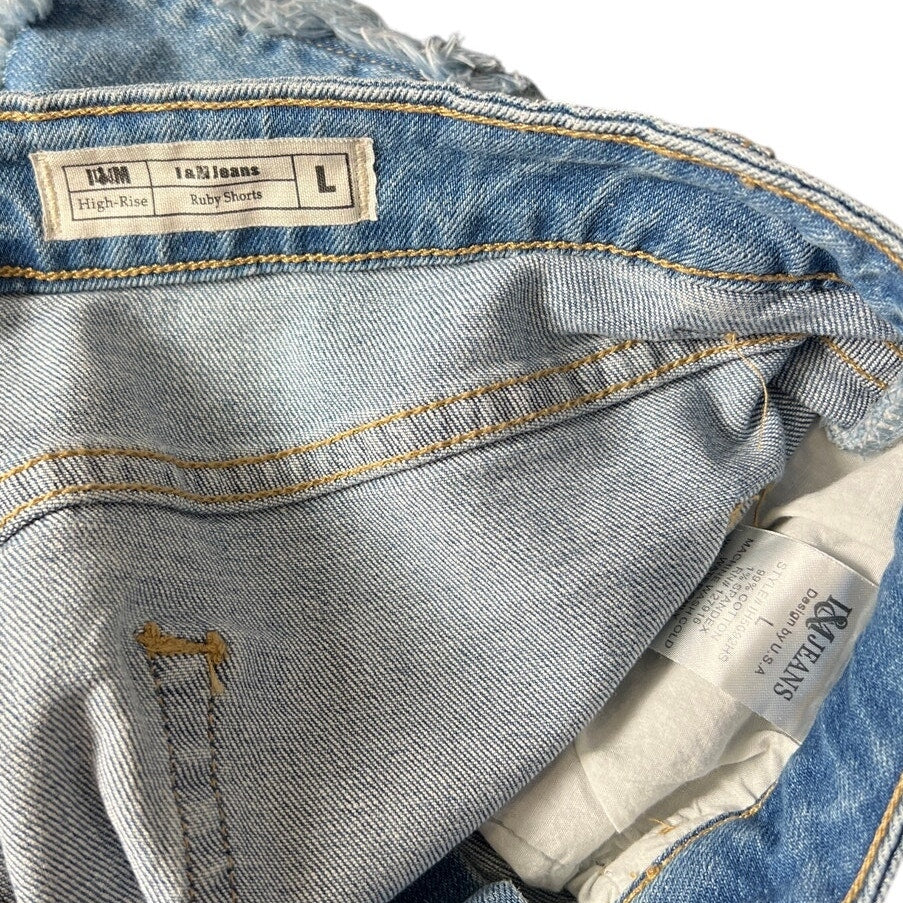 IaM Jeans High-Rise Ruby Shorts Large NWT Shorts