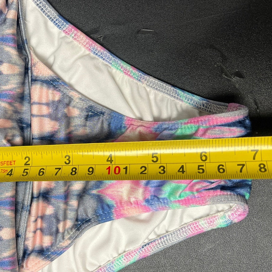 Victoria Secret Size Small Women Tie-Dye Swim Bottoms Purple