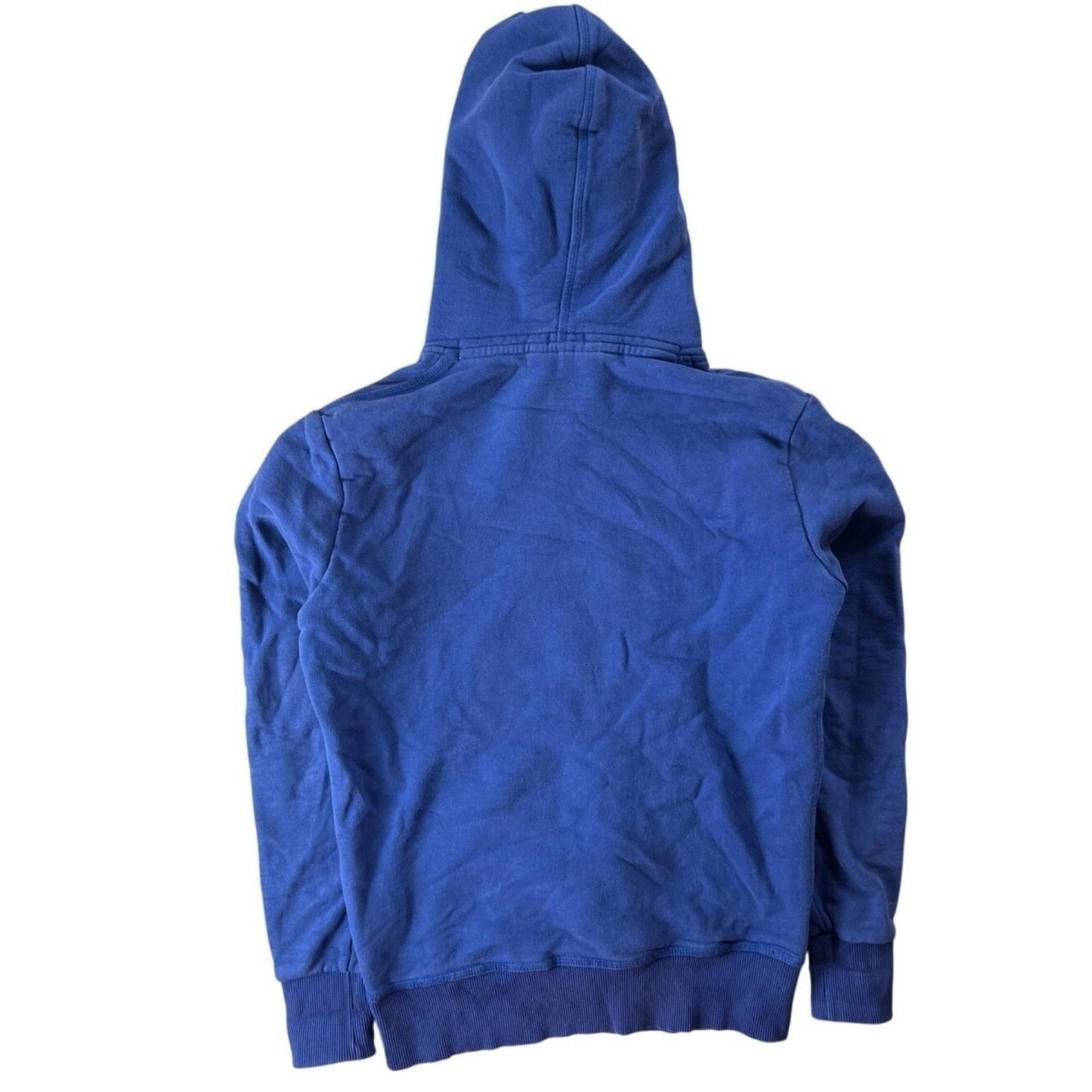 Superdry Hoodie Womens S Blue Pullover Fleece Drawstring Kangaroo Pocket Logo