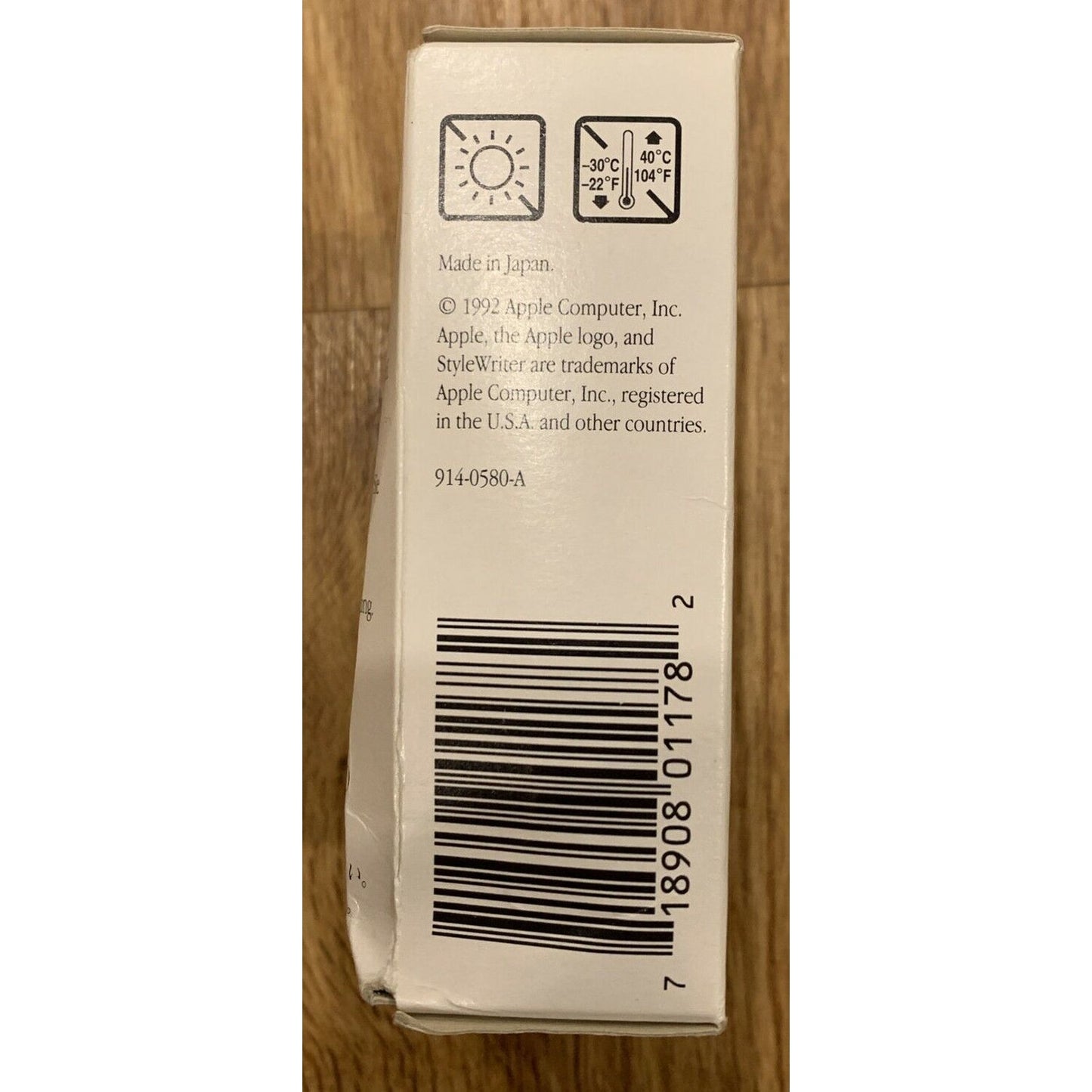 New SEALED 1995 APPLE Printer Ink Cartridge M8041G/A Black Stylewriter