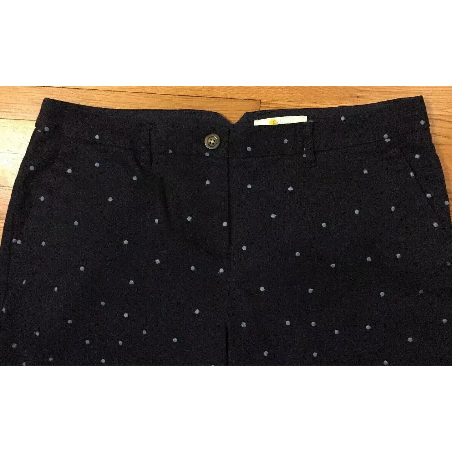 Boden Women's Navy Blue Polka Dot Career Pants Size US 10P