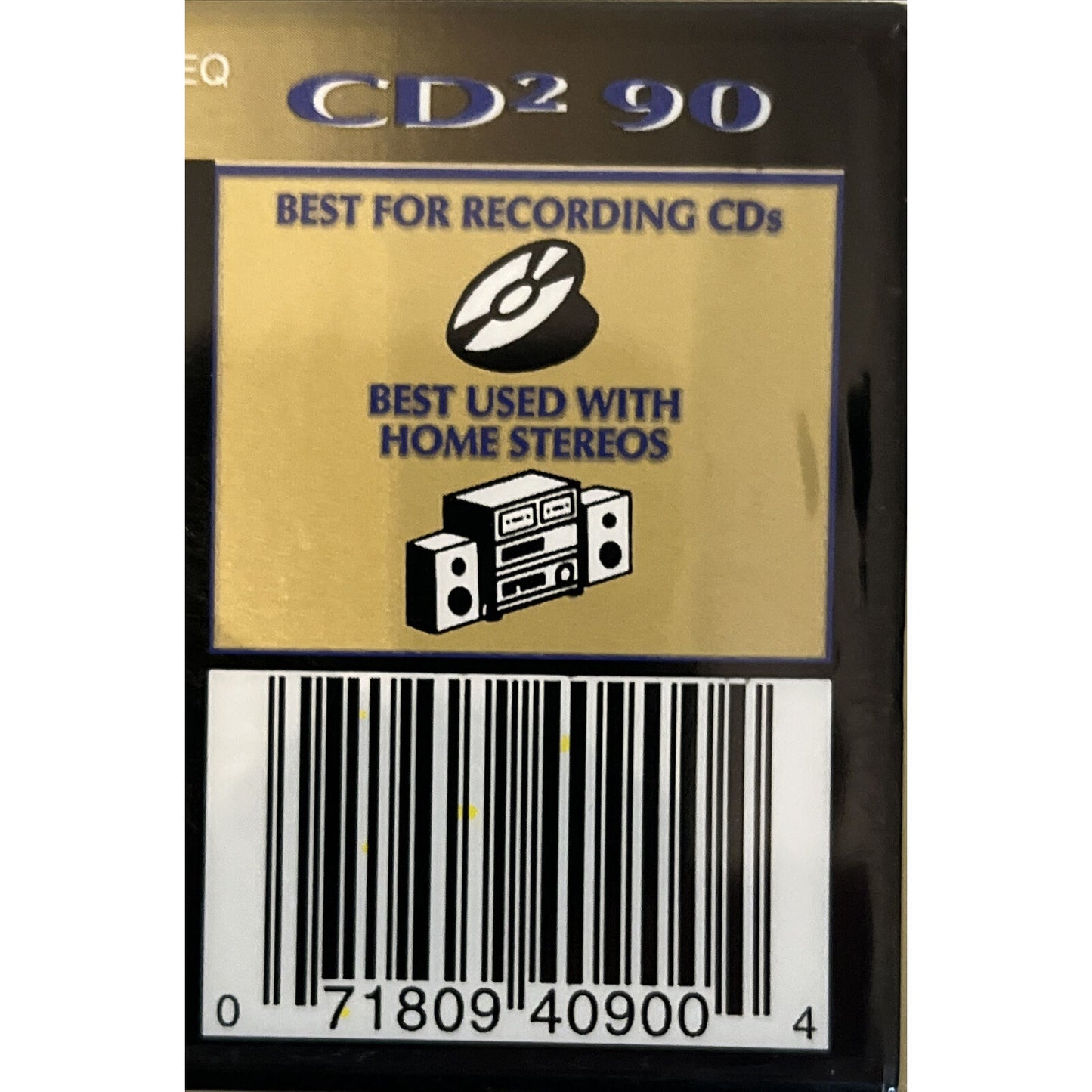 FREE SHIPPING MEMOREX CD2 HIGH BIAS 90 Minute BLANK CASSETTE Factory Sealed NWT