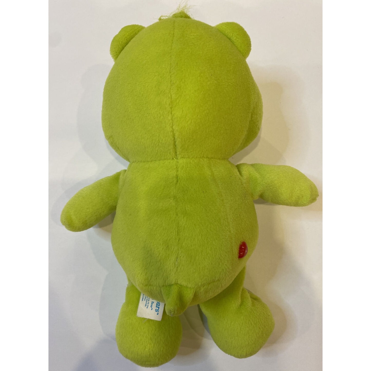 Care Bears Plush Kite Bright Green Do Your Best Teddy Bear 8" 2003 Stuffed #A49