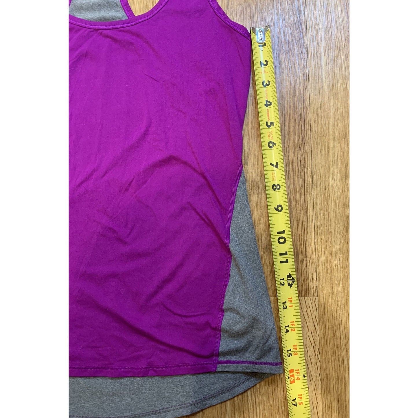 Athleta Women's Tank top Purple Gray Racer Back Size Small S