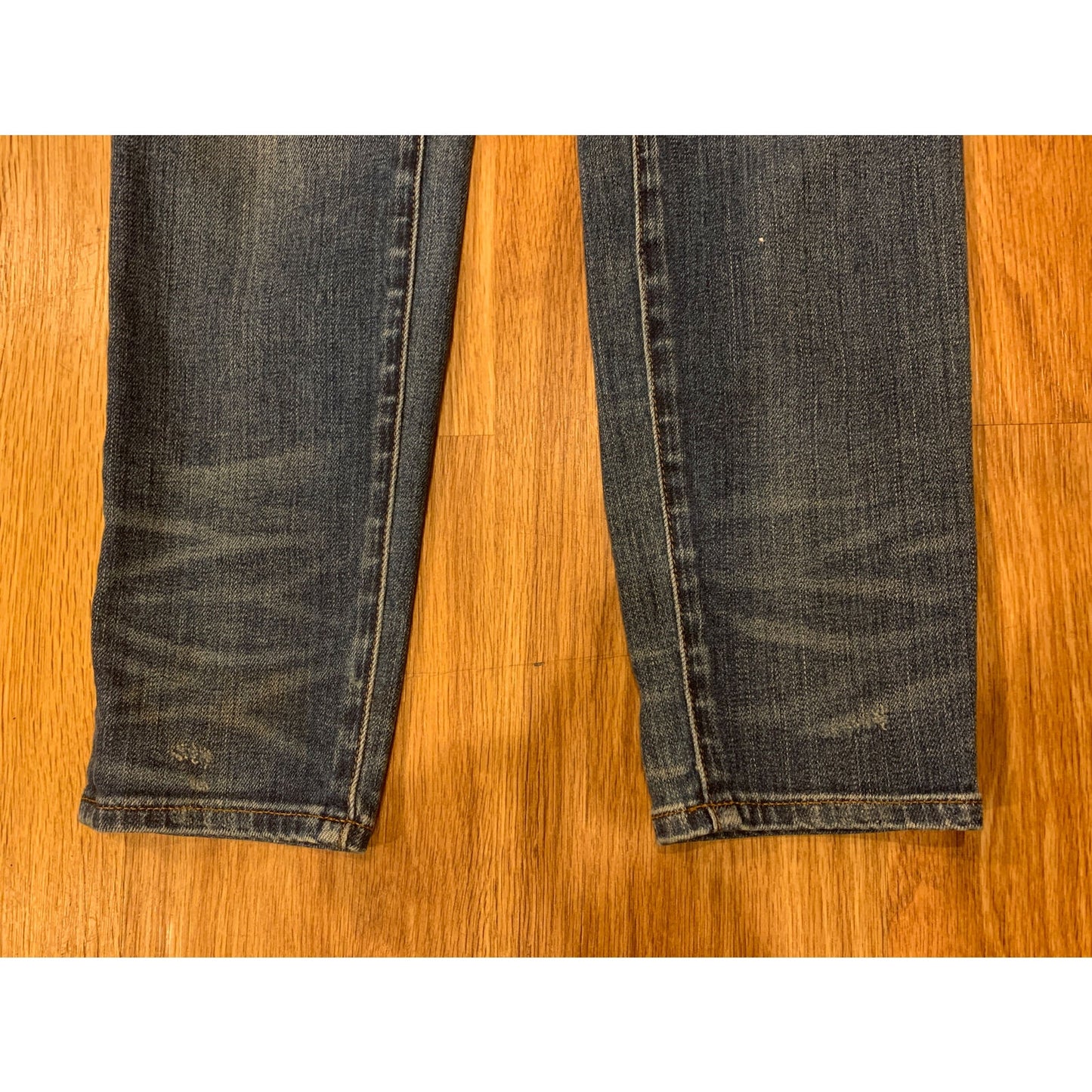 Madewell Size 26 Skinny Skinny Blue Jeans Patched Distressed Denim 26 - EUC