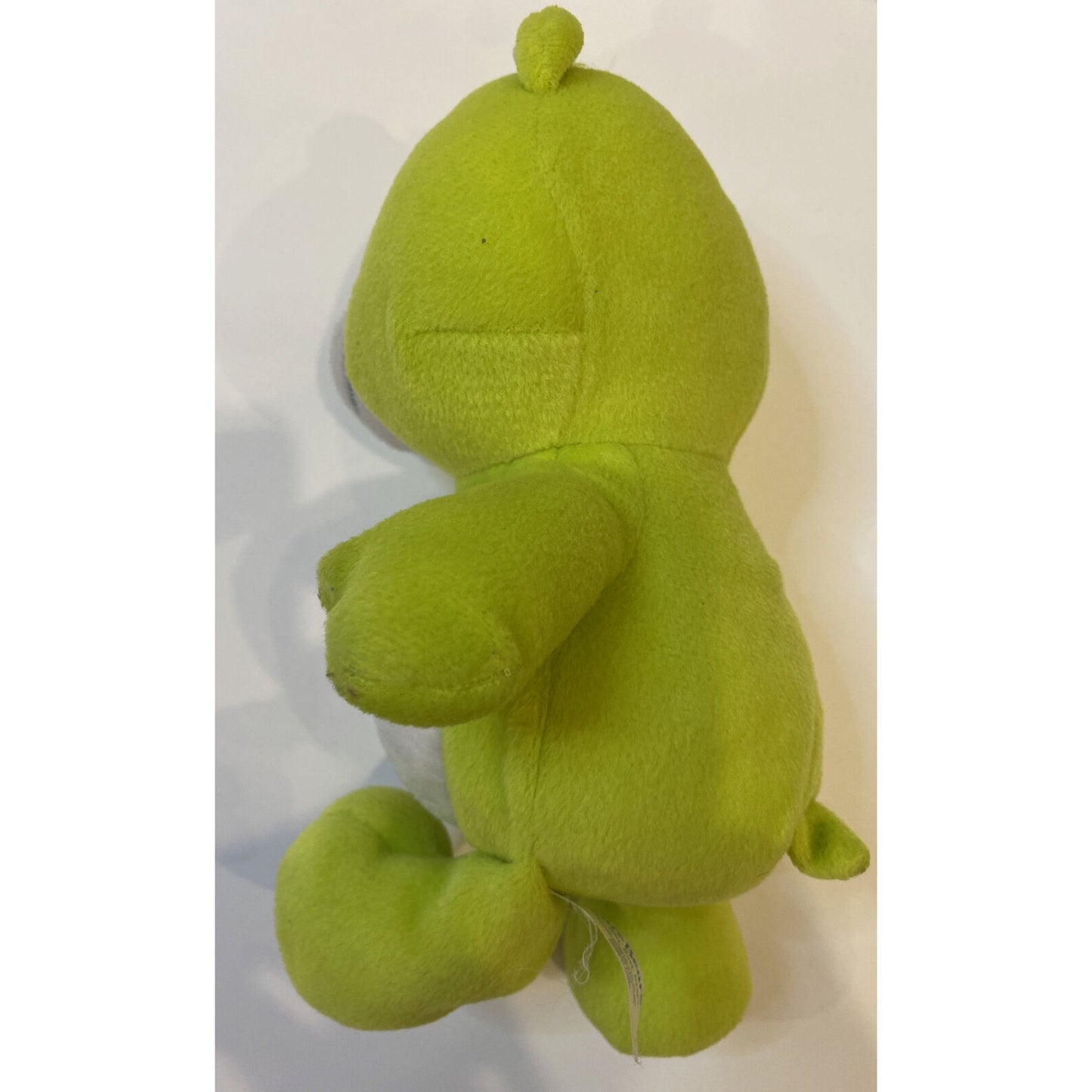 Care Bears Plush Kite Bright Green Do Your Best Teddy Bear 8" 2003 Stuffed #A49