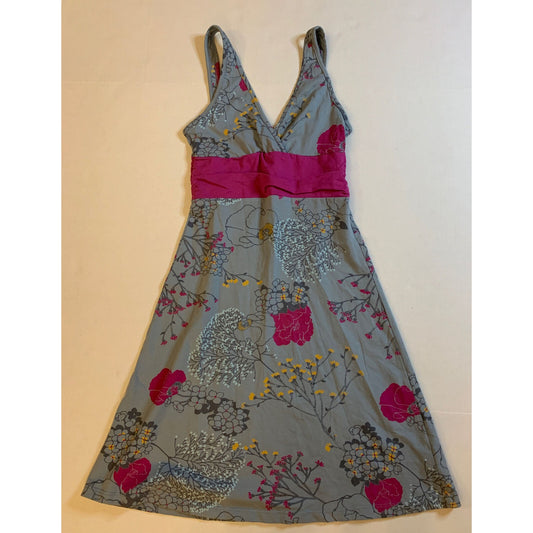 Patagonia Blue Gray Floral Dress Tank Style Size XS - EUC