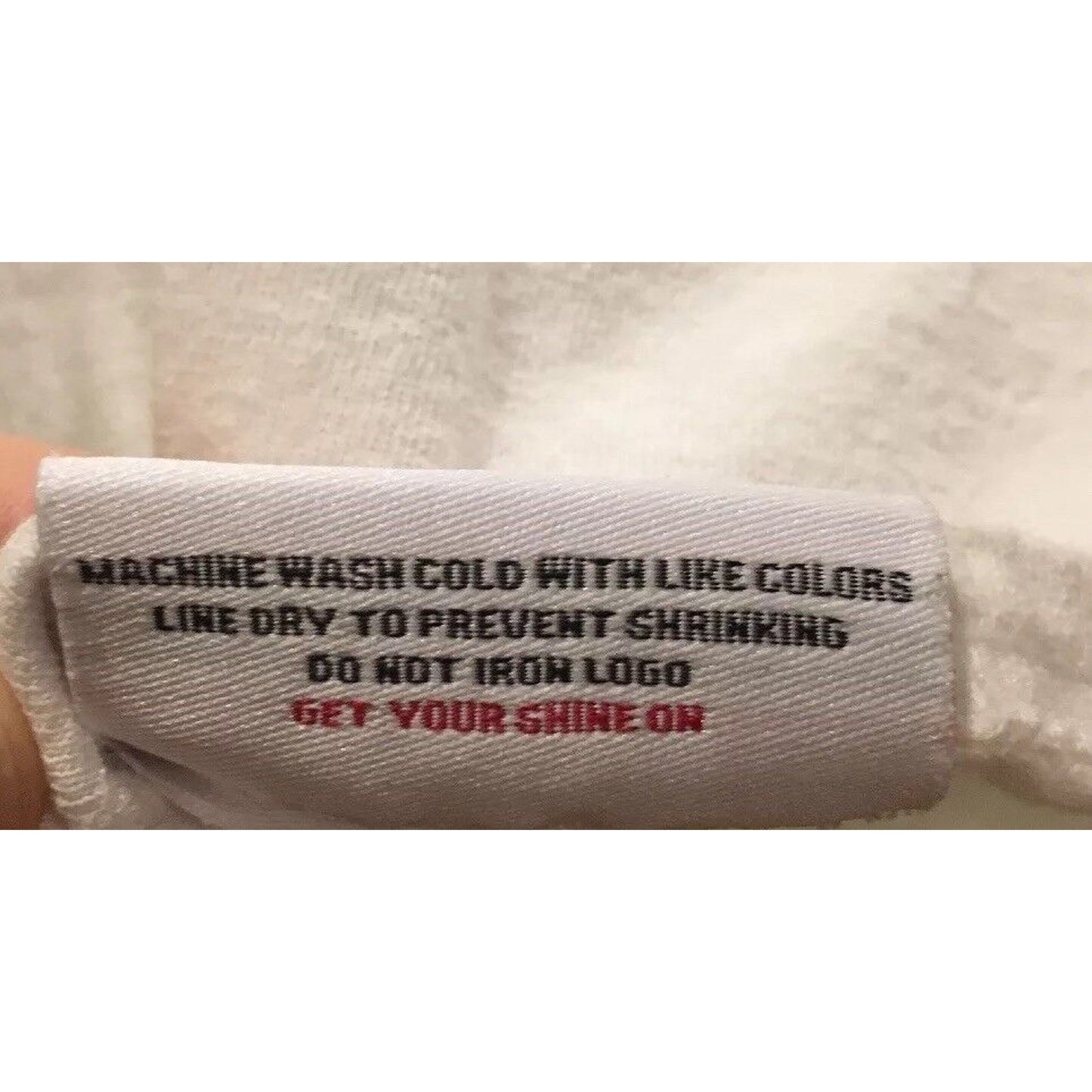 Diamond White S Small Long Sleeve Graphic T-Shirt with Purple Logo