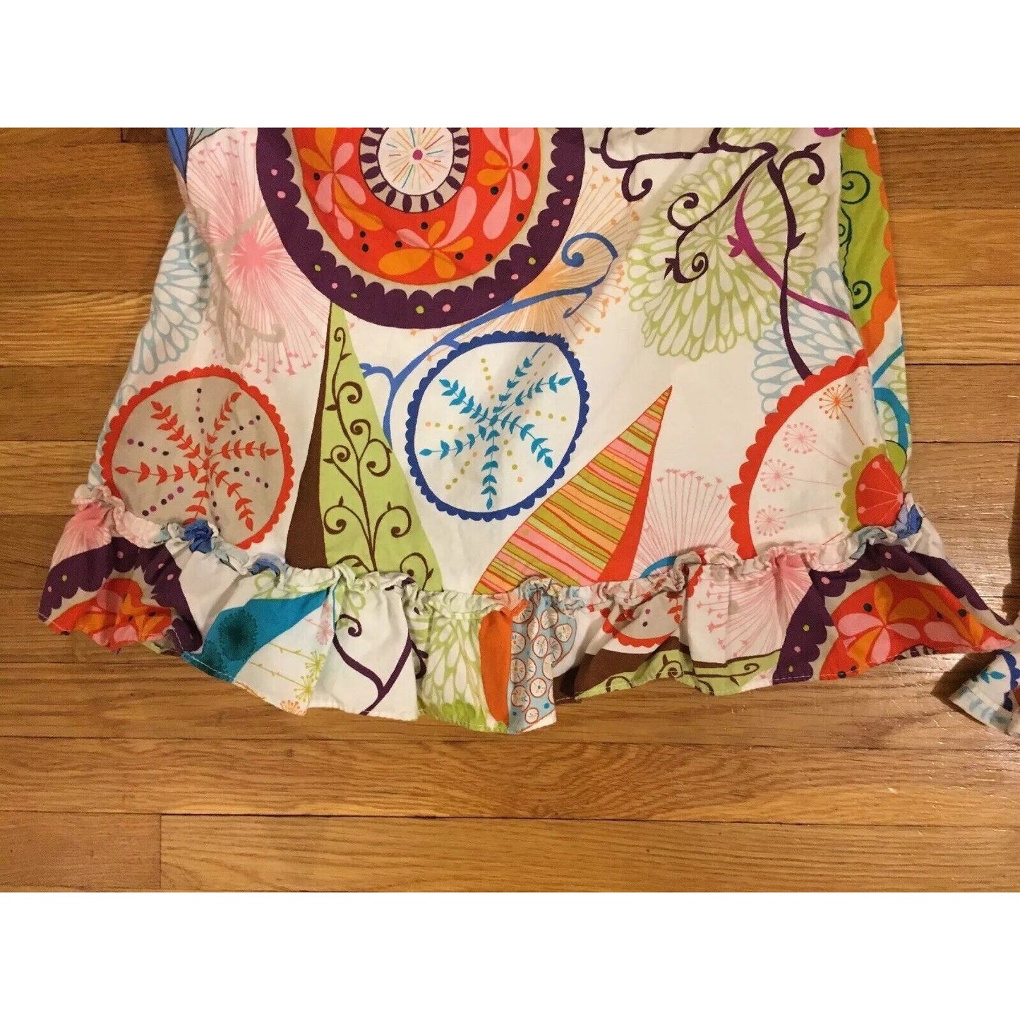 Lovely Le' Za Me Boutique Round Ruffles Damask Tank Top and Pants Size 3T