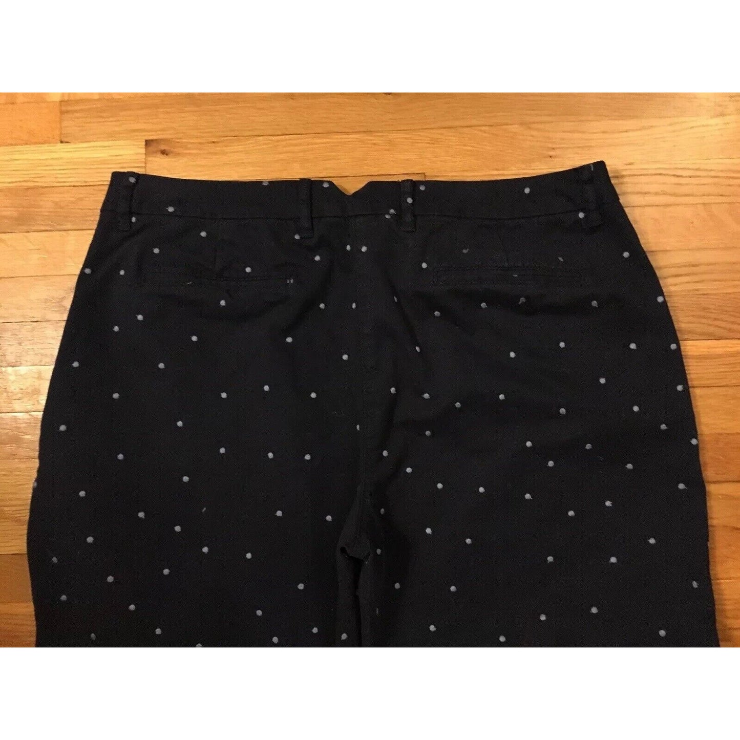 Boden Women's Navy Blue Polka Dot Career Pants Size US 10P
