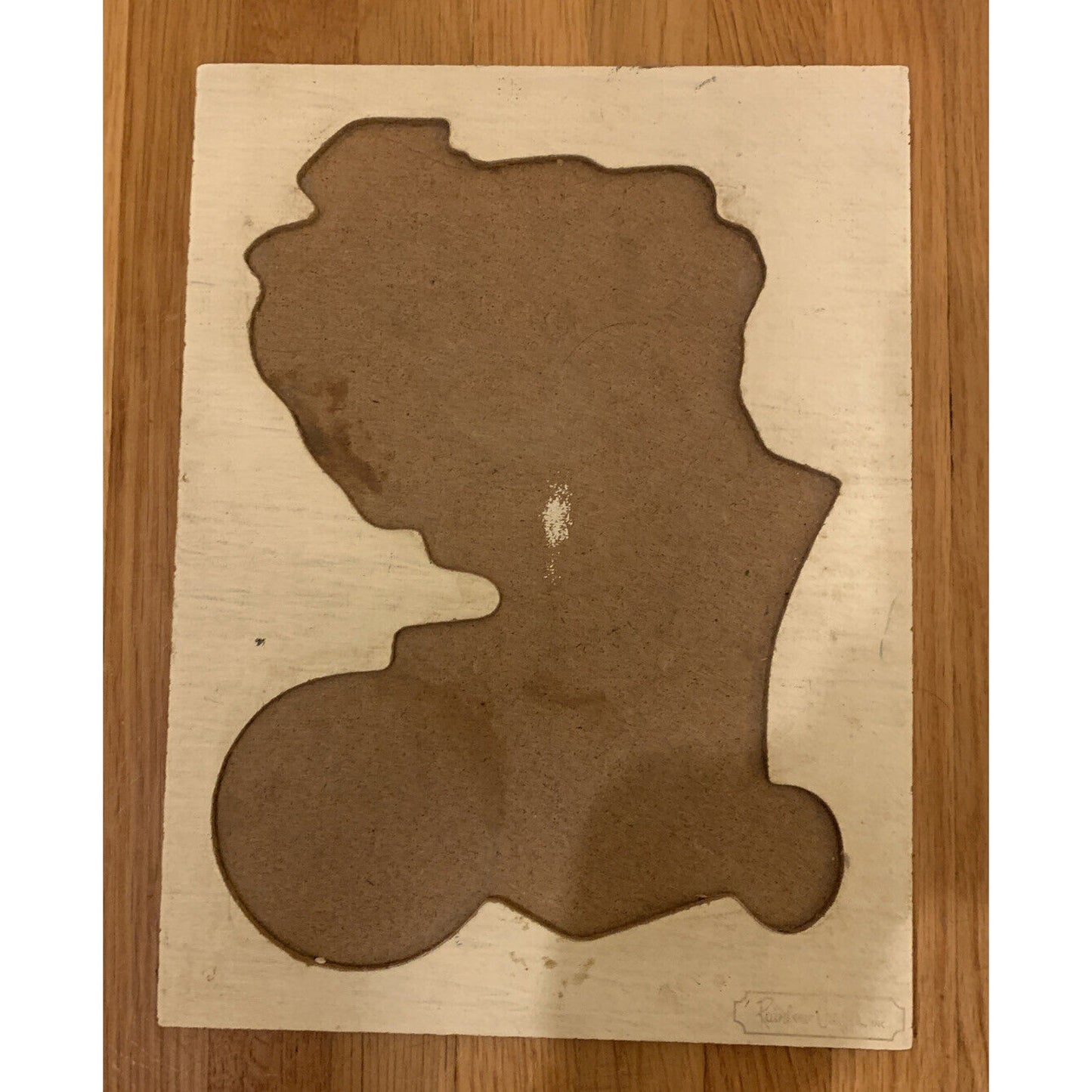 Vintage Rainbow Crafts wooden 3D frame tray jigsaw puzzle preschool Jack in Box