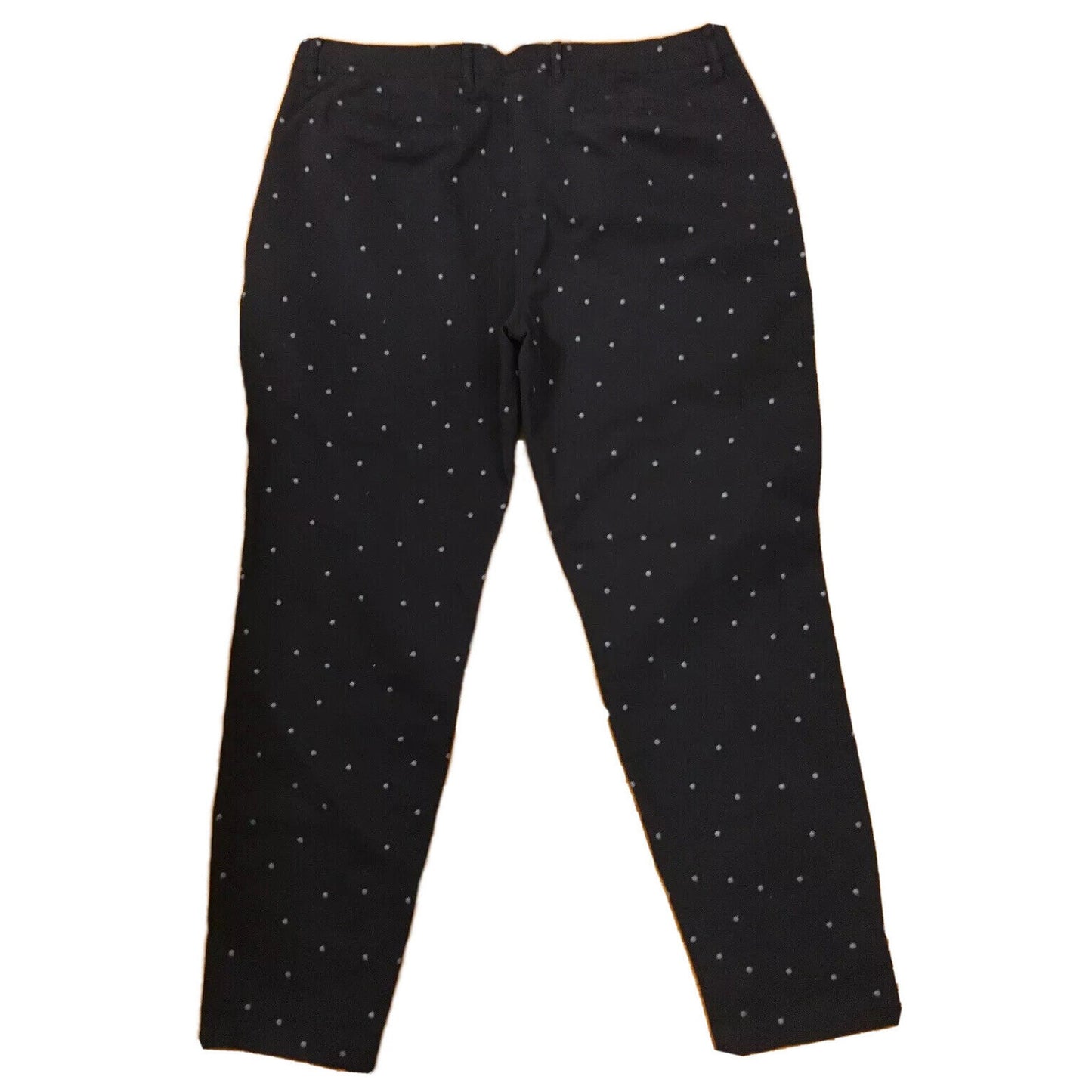 Boden Women's Navy Blue Polka Dot Career Pants Size US 10P