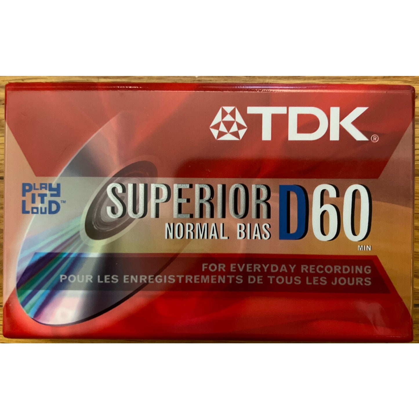 TDK D60 High Output Superior Normal Bias Blank Audio Cassette Tapes Qty 7