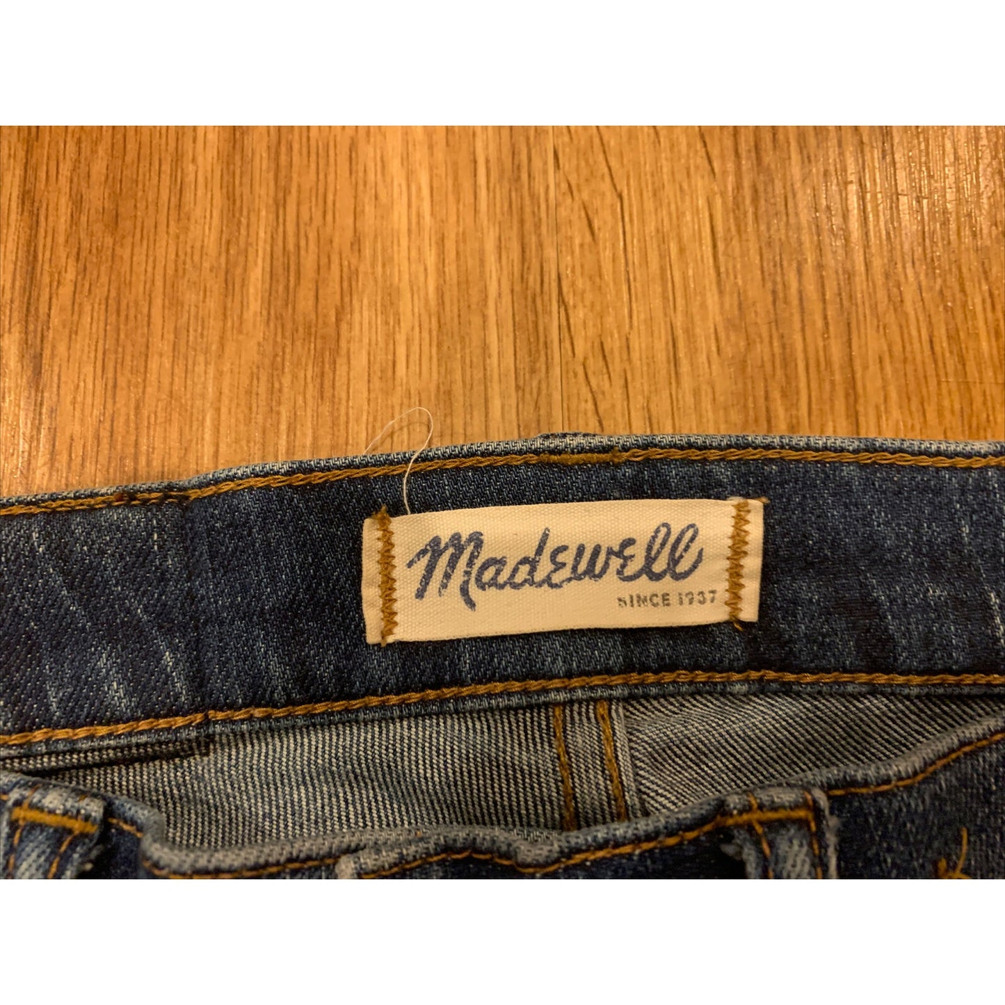 Madewell Size 26 Skinny Skinny Blue Jeans Patched Distressed Denim 26 - EUC