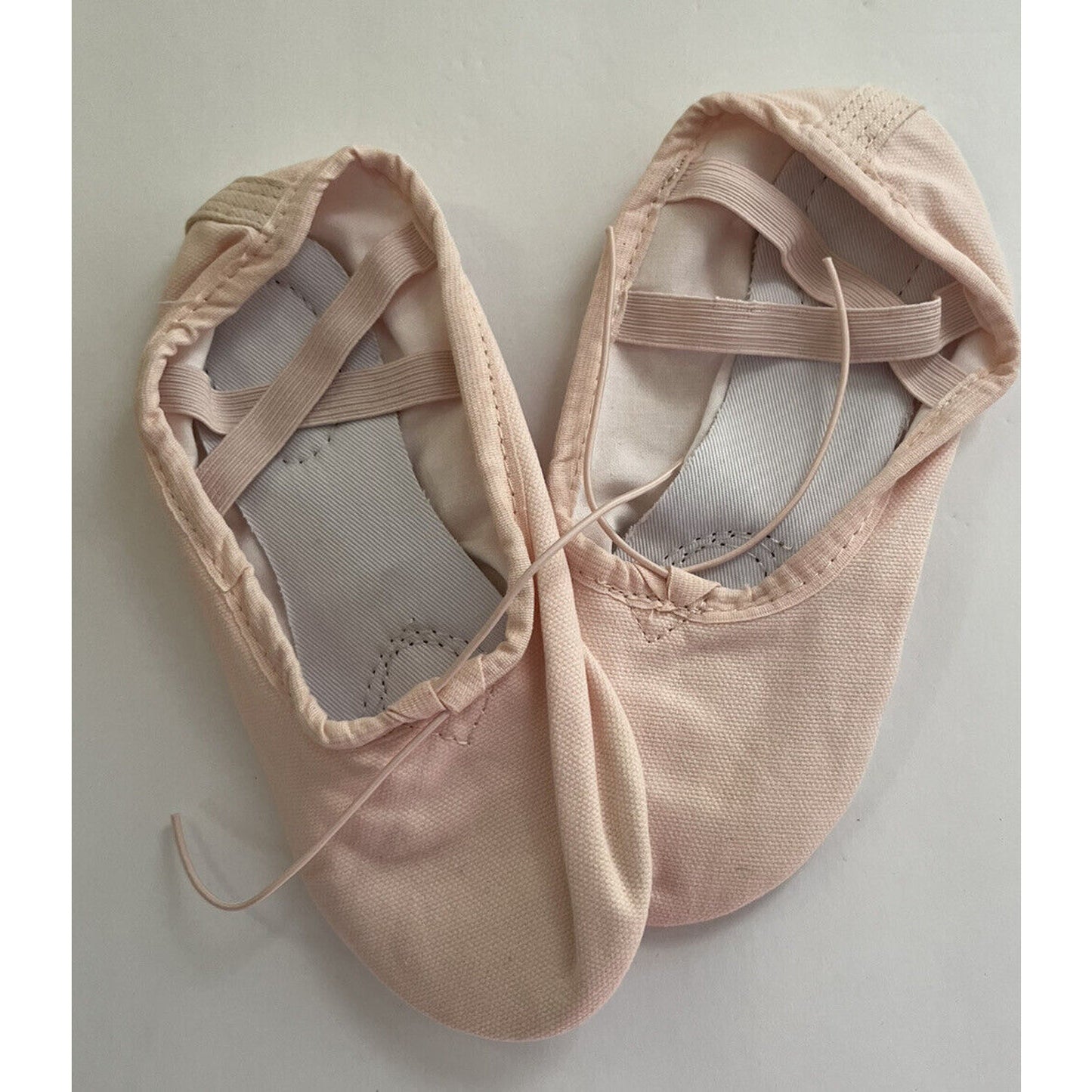 Stelle Pink Girls Canvas Ballet Slipper Yoga Dance Toddler / Little Kid - Size 1 M/L