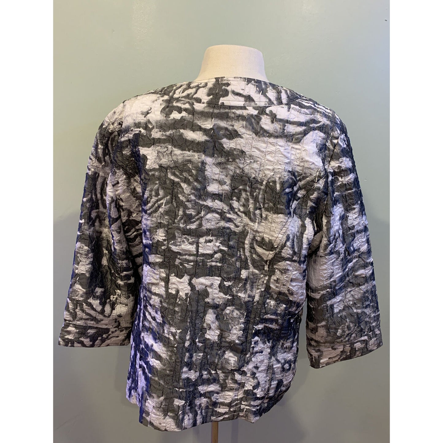 Coldwater Creek Blazer White Gray Size Medium (10/12)