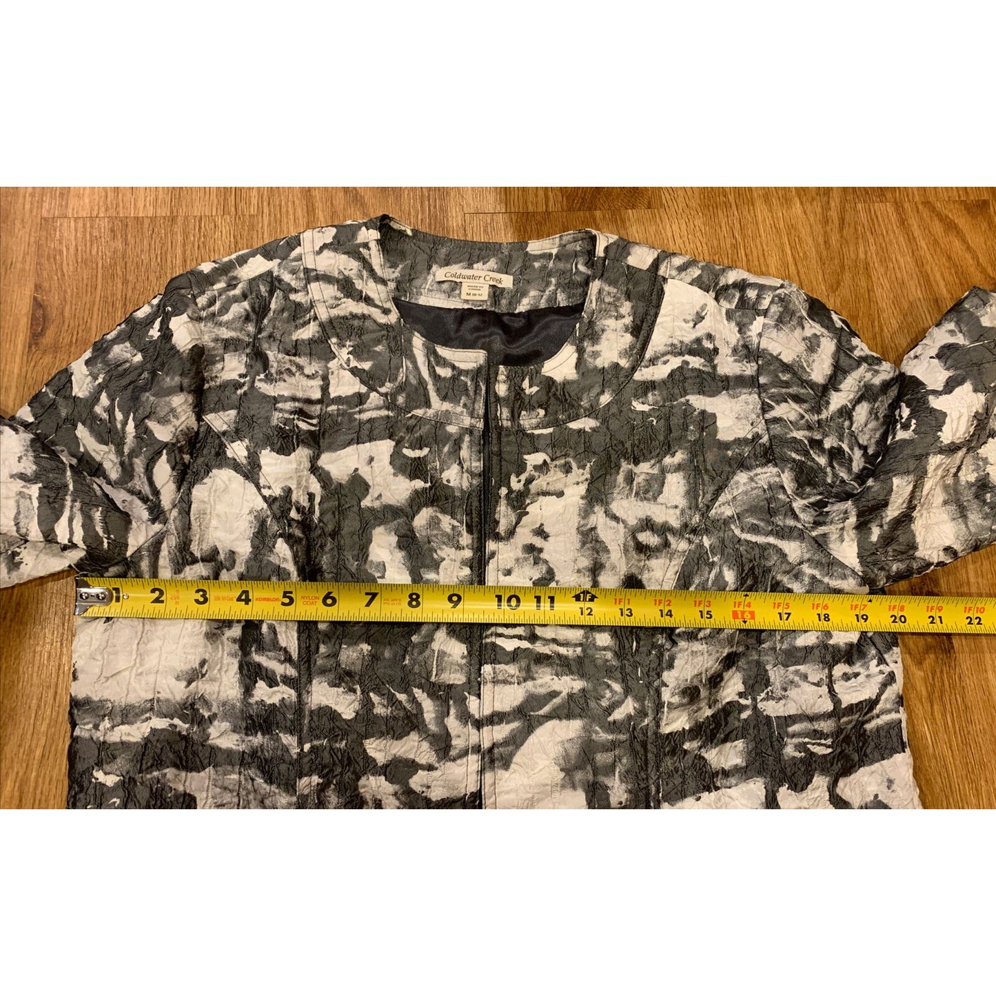 Coldwater Creek Blazer White Gray Size Medium (10/12)