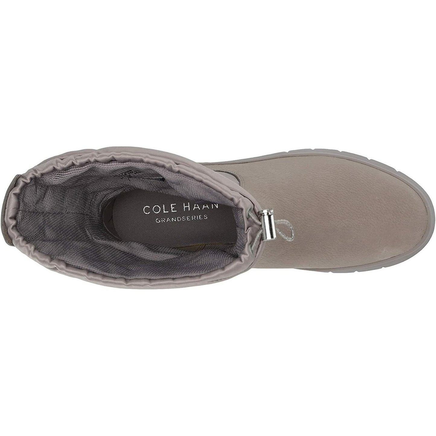 Cole Haan W17968 Women's Pinch Utility Puffer Waterproof Suede Boot Gray 7 B NWT