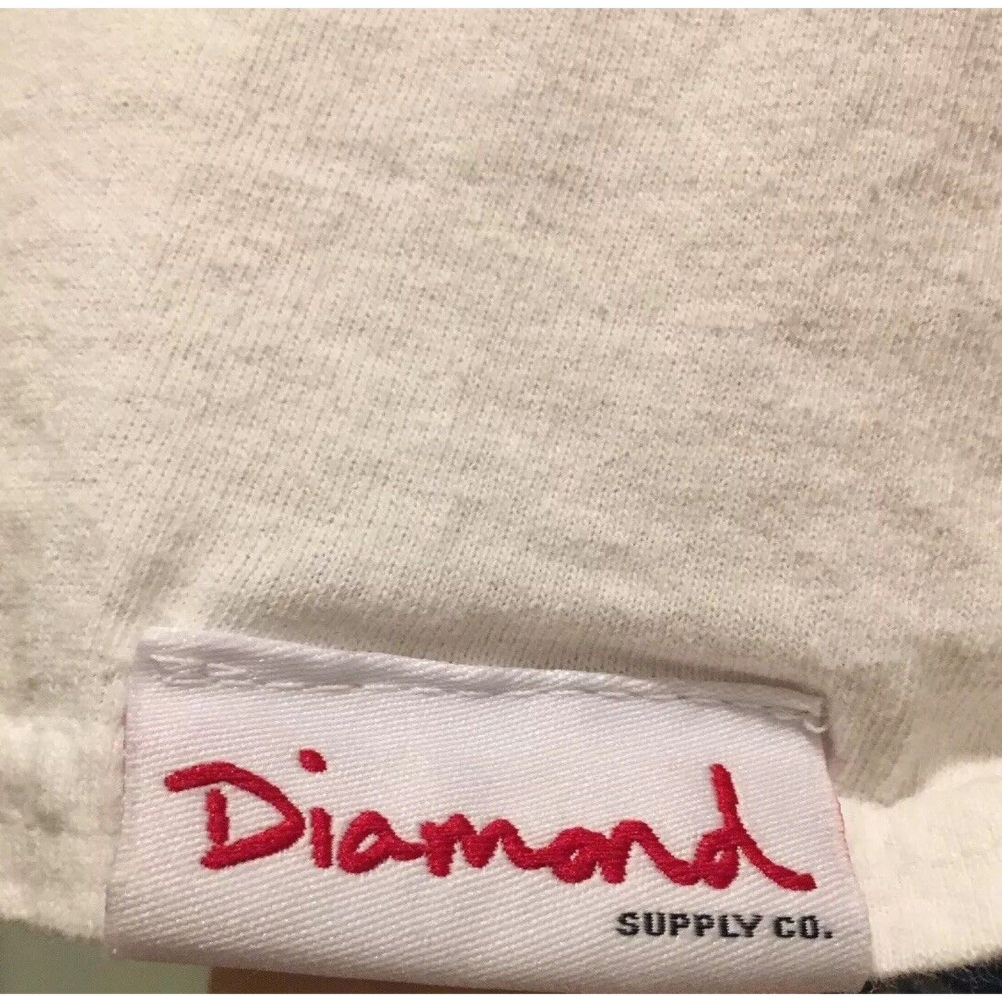 Diamond White S Small Long Sleeve Graphic T-Shirt with Purple Logo