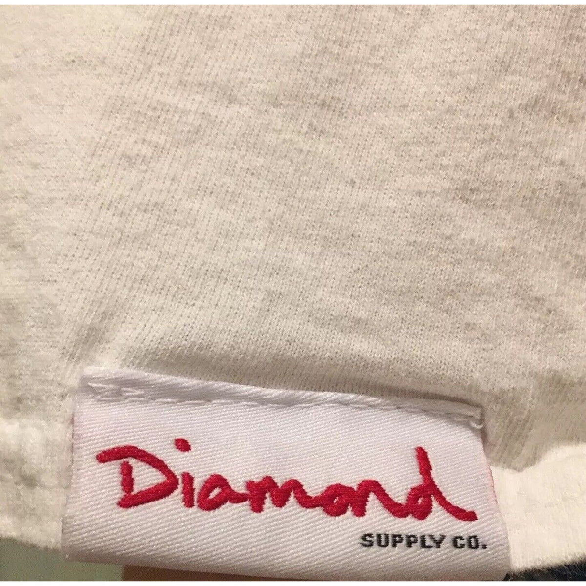 Diamond White S Small Long Sleeve Graphic T-Shirt with Purple Logo