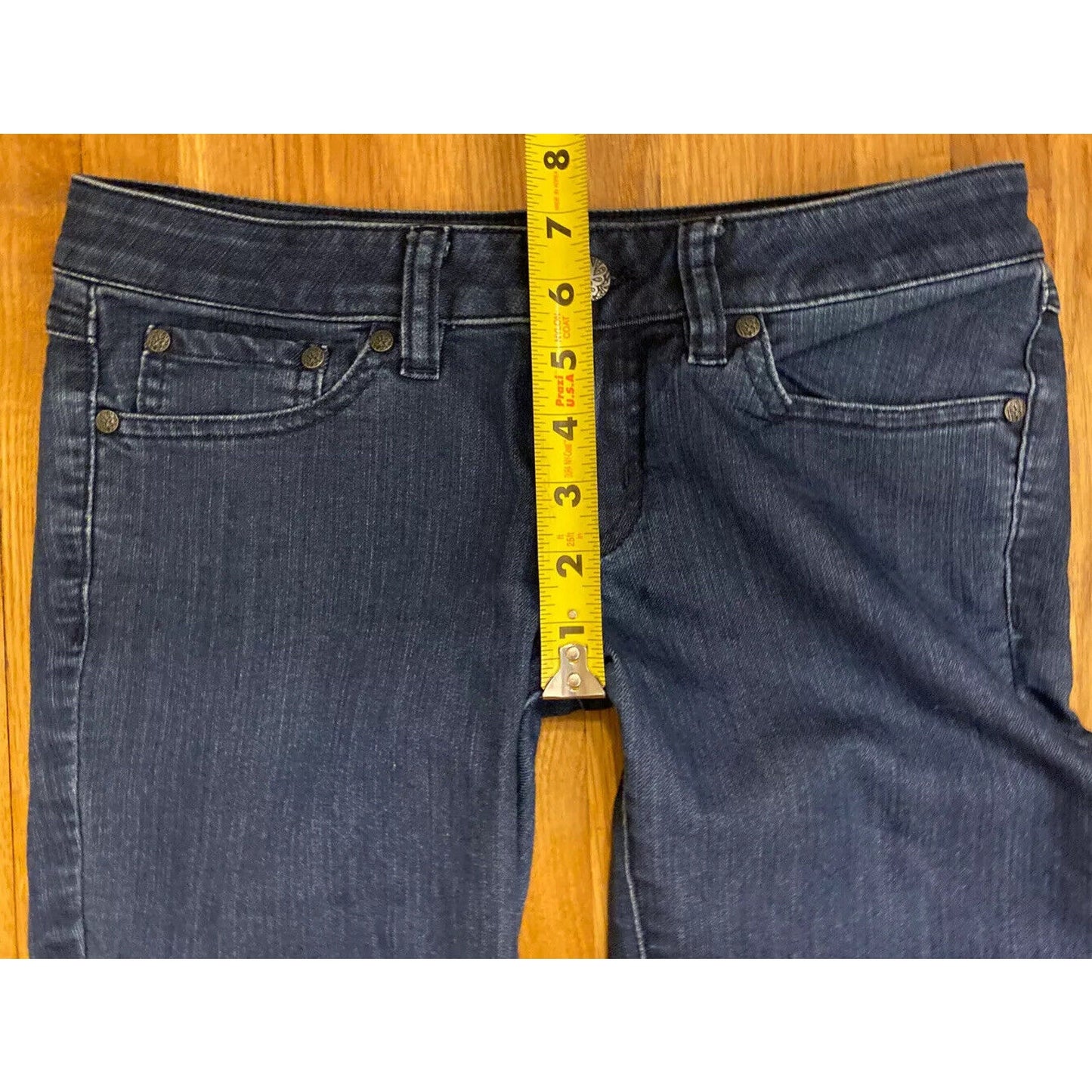 PrAna Women's Slim Skinny Jeans Medium Wash Size 2 / 26 Organic Cotton