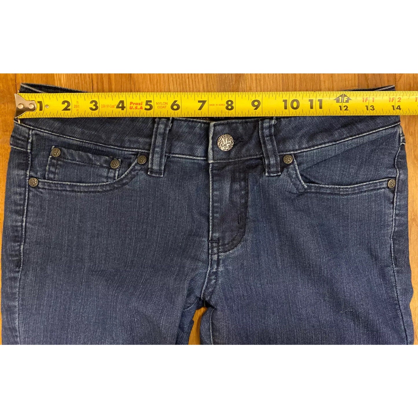 PrAna Women's Slim Skinny Jeans Medium Wash Size 2 / 26 Organic Cotton