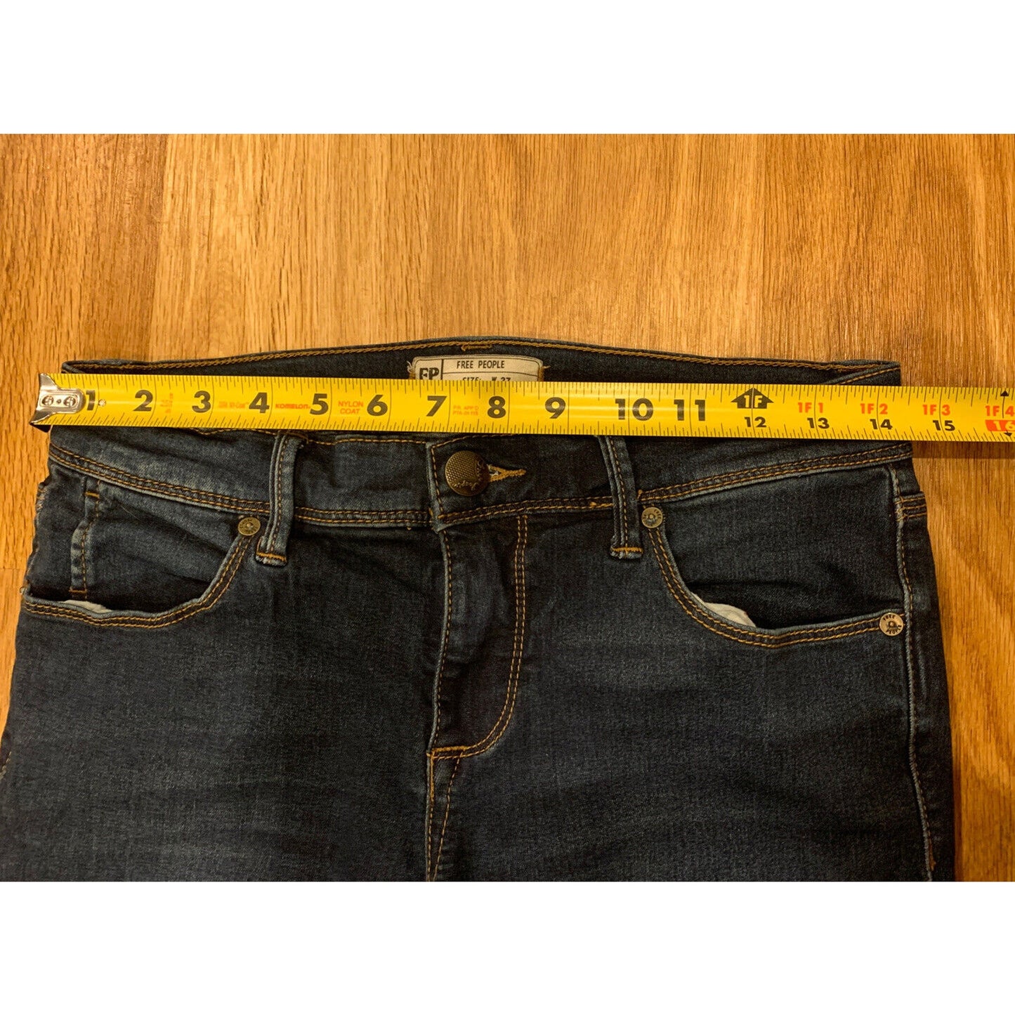 Free People FP Skinny Dark Blue Wash Jegging Jeans Waist 27 - EUC