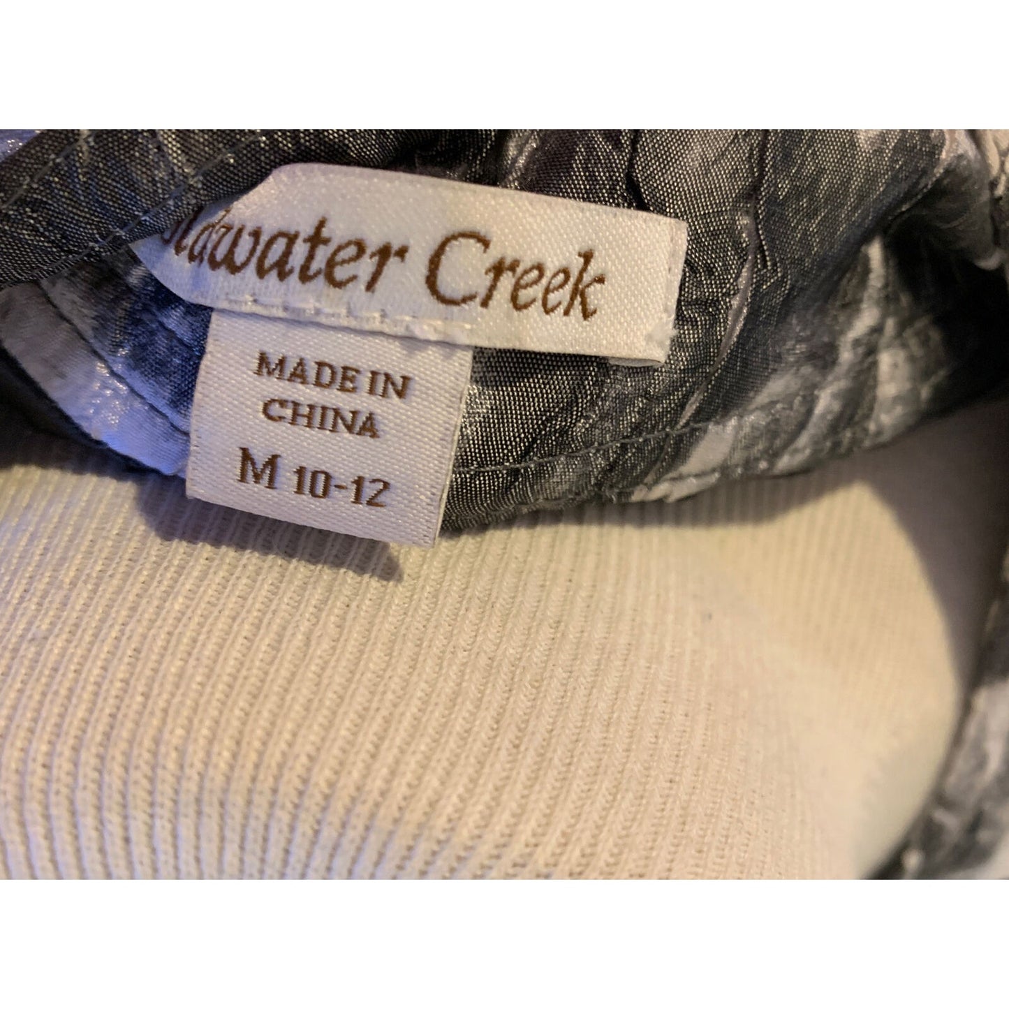 Coldwater Creek Blazer White Gray Size Medium (10/12)